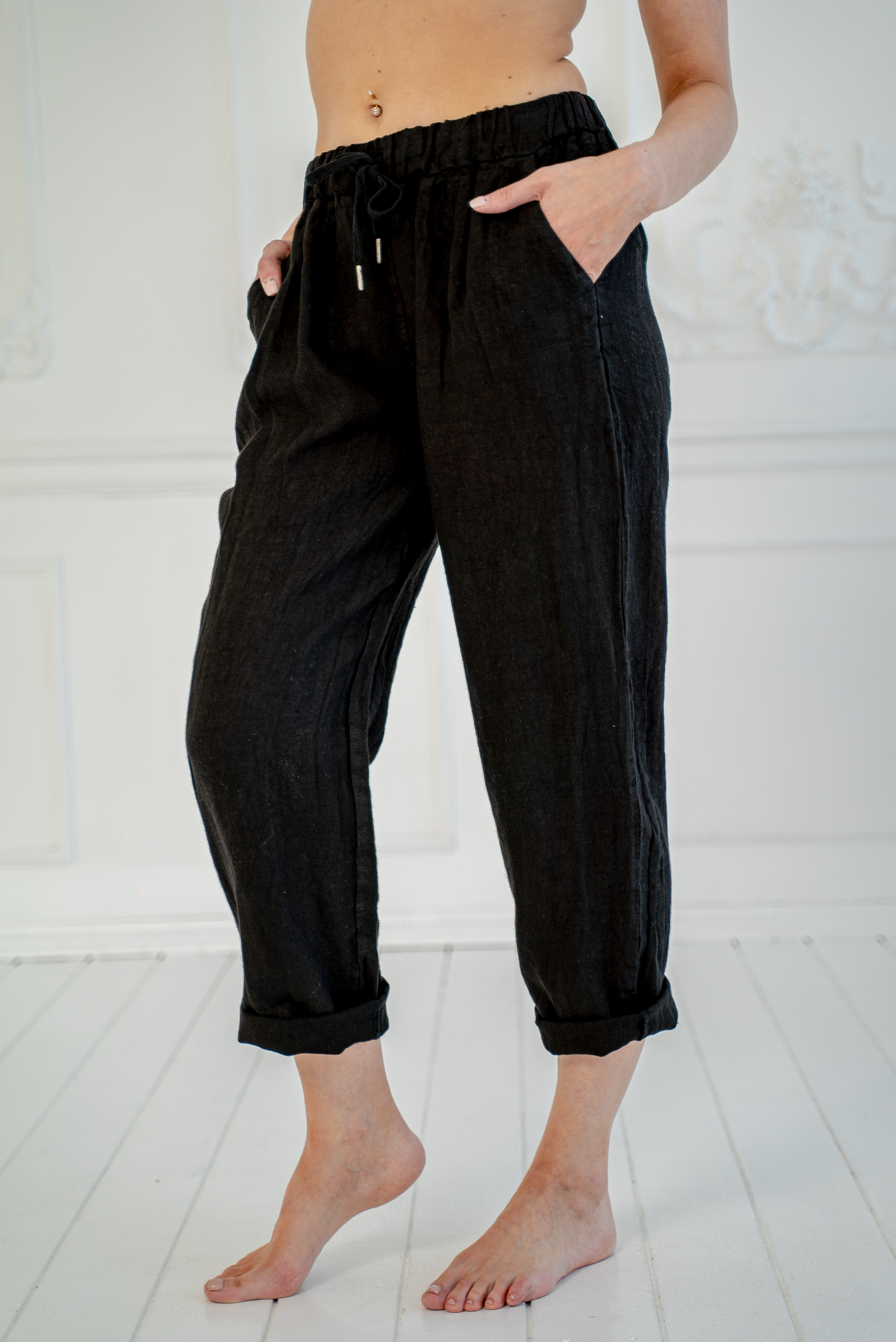 LINEN TROUSERS